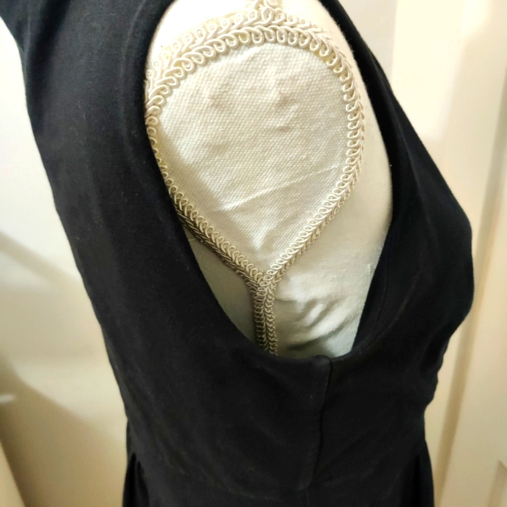Lands End Black Sleeveless Dress Size Medium - Picture 6 of 10